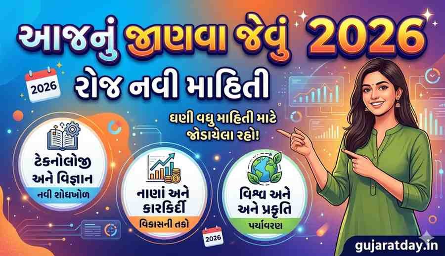 આજનું જાણવા જેવું 2026 | Aaj Nu Janva Jevu in Gujarati With PDF