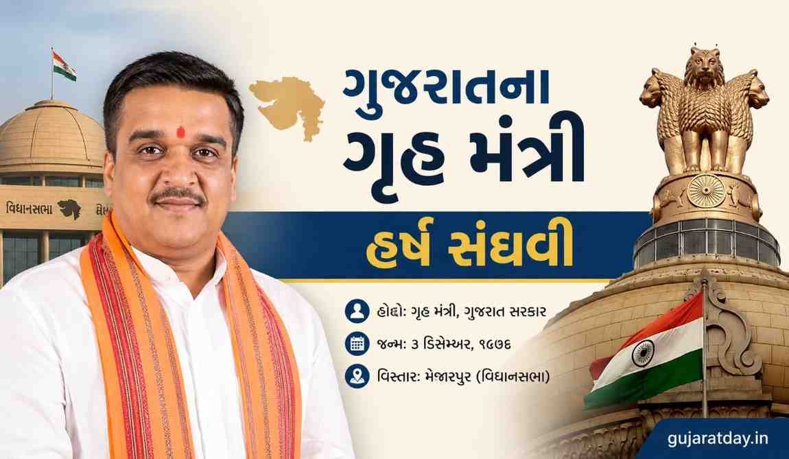 ગુજરાતના ગૃહ મંત્રીની માહિતી અને ઓફિસનું સરનામું | Home Minister Of Gujarat