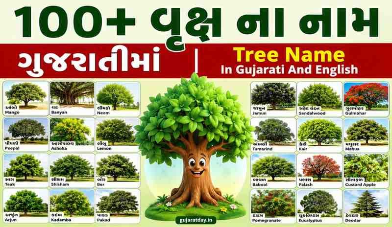 100+ વૃક્ષ ના નામ ગુજરાતીમાં (Tree Name In Gujarati And English) 100+ વૃક્ષ ના નામ ગુજરાતીમાં (Tree Name In Gujarati And English)