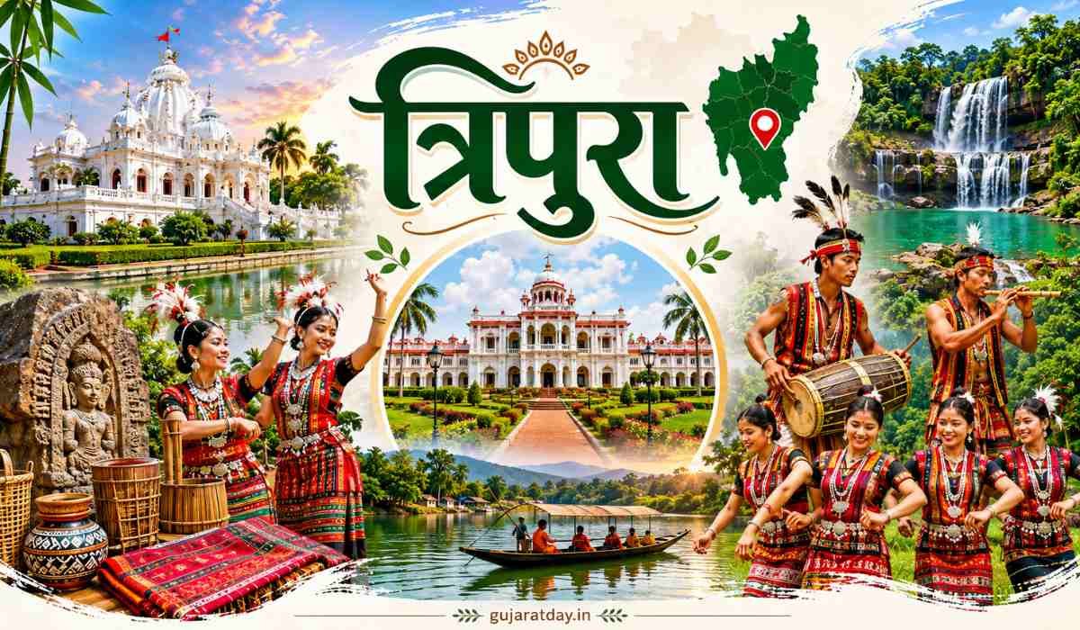 ત્રિપુરા વિશે મહત્વપૂર્ણ માહિતી ઇતિહાસ, ભૂગોળ, સંસ્કૃતિ અને જાણવા જેવું