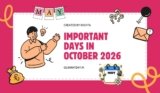 ઓક્ટોબર મહિનાના મહત્વપૂર્ણ દિવસો 2026 | Important Days In October